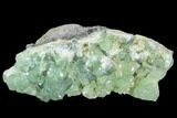 Green Prehnite Crystal Cluster - Morocco #108726-1